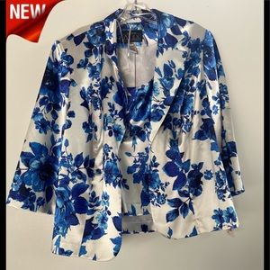 NWT Alex Evenings Blouse with Blazer